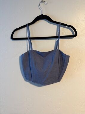 Women's Lavender Blue Crop Cami Top